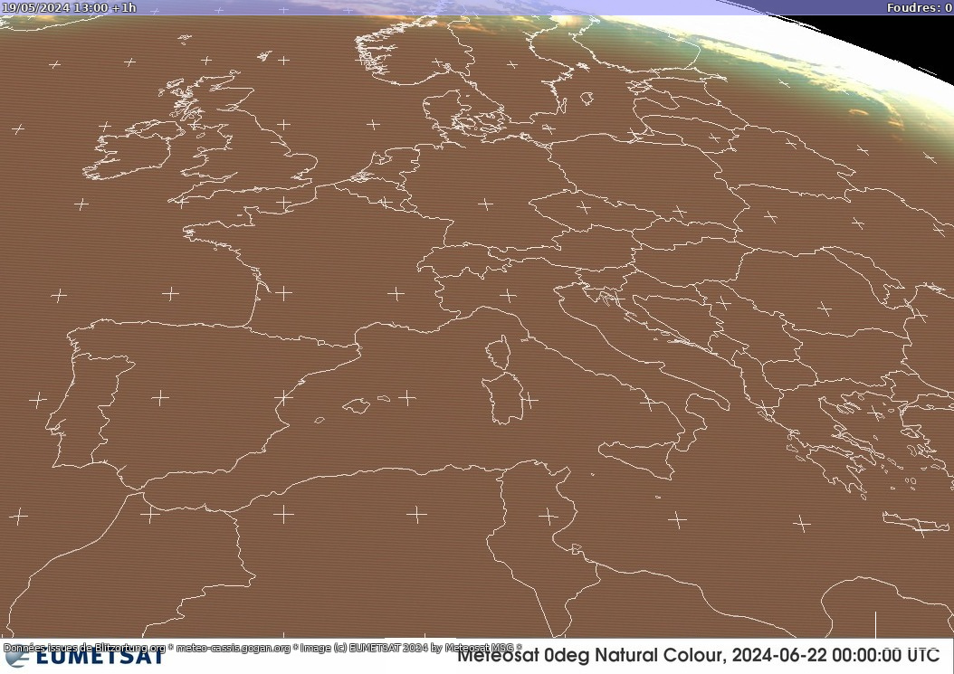 Villámtérkép Sat:Europe Visible 2024-05-19 (Animáció)