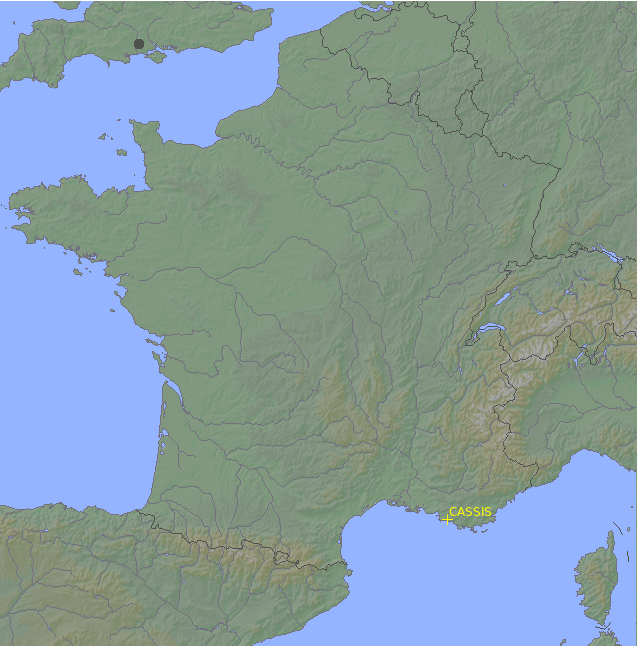 Mappa dei fulmini Francia 26.04.2024 (Animazione)